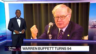 Warren Buffett Turns 94  On This Day [upl. by Giuliana95]