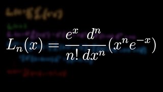 Intro to Laguerre Polynomials [upl. by Gardol]