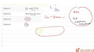 Which of the following is shifted in chloride  shift [upl. by Marget]