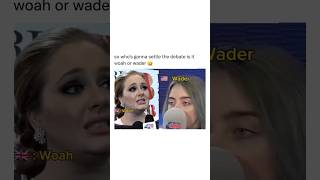 Best memes on the internet part 122 🤣 Adele vs Billie Eilish shorts celebrity funny fyp memes [upl. by Kinom]