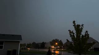 In 4K Belvidere Evening Thunderstorm With Lightning Strikes 07142024 [upl. by Weingartner]