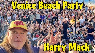 Huge Venice Beach Party with Harry Mack and Marc Rebillet [upl. by Sivrad138]