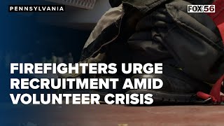 Become a hero Firefighters urge recruitment during volunteer crisis [upl. by Nyrol64]