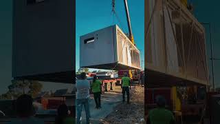 Implantação de casa modular  vídeo completo em breve  portugal [upl. by Latreese]