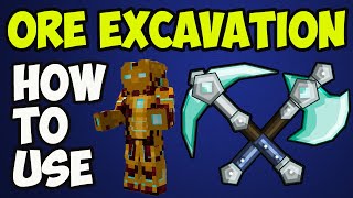 Minecraft Ore Excavation 1194 Tutorial  HOW TO USE [upl. by Lehman338]