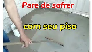 nata de cimento adeus poeira e areia solta no piso [upl. by Legna]