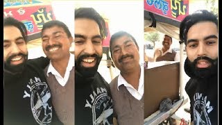 Parmish Verma in Hometown Patiala Eating Pappu da Kulche [upl. by Bigg64]