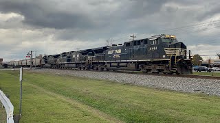 Norfolk Southern southbound Loaded Grain train SpringCity TN  21 [upl. by Brine]