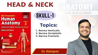 Skull Anatomy  Norma Verticalis Occipitalis and Forntalis  Head amp Neck Anatomy for MBBS 1st Year [upl. by Kwarteng]