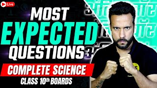 Most Expected Questions of Complete Science  Class 10th Science Board Exam 202324 By Ashu Sir [upl. by Artimid]