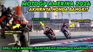 BRUTAL SKILL GILA MARINI HABISI MARQUEZ DI AMERIKA BERITA MOTOGP HARI INI [upl. by Aicert]