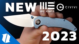 NEW WE amp Civivi Knives 2023  The Tip of The Iceberg [upl. by Jamieson]