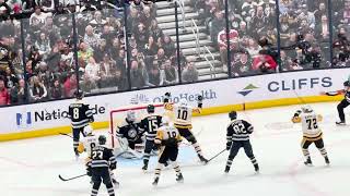 Michael Bunting Spinorama Goal vs Blue Jackets Live [upl. by Ahtanoj]