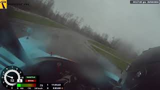 Radical SR1 First track day at Mosport DDT In the Rain [upl. by Irolam]