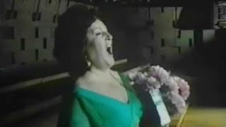 Birgit Nilssons shocking high note finale  Wien Wien nur du allein  1975  LIVE footage [upl. by Leith]