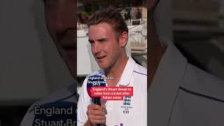 Englands Stuart Broad to retire from cricket after Ashes series [upl. by Asselam]