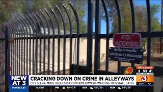 City of Phoenix sees increased requests for gated alleyways [upl. by Henrietta]