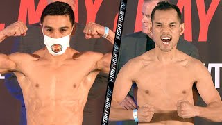 NONITO DONAIRE IN PHENOMENAL SHAPE FOR NORDINE OUBAALI WEIGH IN  FULL WEIGH IN amp FACE OFF VIDEO [upl. by Osman]