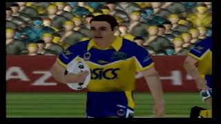 Parramatta Eels vs CronullaSutherland Sharks FULL MATCH  Rugby League AI Simulation PS2 [upl. by Coben60]