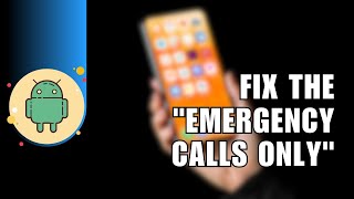 Solution Emergency Calls Only SIM Card Problem on Android [upl. by Anoved451]