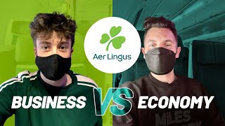 DOES IRELAND HAVE THE BEST SHORTHAUL BUSINESS CLASS SEAT IN THE WORLD  Aer Lingus Cabin Comparison [upl. by Halilak]