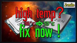 ✔️how to FIX your PC high temperatures  overheating CPUGPU when gaming complete guide [upl. by Nagel]