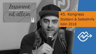 Kongress stotternder Menschen  2018 in Köln [upl. by Aneekas]