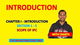 Introduction to Indian Penal Code 1860  Chapter I  Section 1 to 5  Name and Extent of IPC [upl. by Margy]