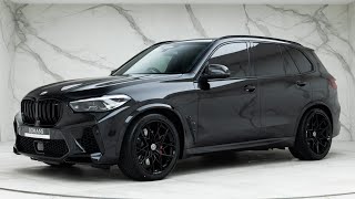 2023 BMW X5 M Competition  Black Sapphire  Walkaround amp Interior amp Revs  Romans International [upl. by Ahsikel]