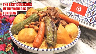 Tunisian Couscous Recipe  The Traditional method  How to make a couscous [upl. by Hagar]