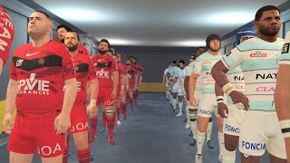 Rugby 22 top 14 Racing 92 vs Toulon [upl. by Adnohsor]