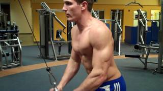 How To Tricep Pushdown Life Fitness Cable [upl. by Nollahp297]