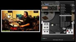 Ampex ATR102 PlugIn on drums [upl. by Nimra]