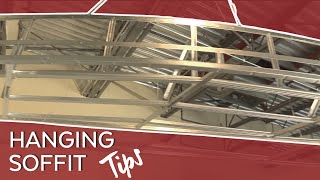 Hanging Ceiling Soffit with Wire  Soffit Tips  Armstrong Ceiling Solutions [upl. by Adnuhser387]