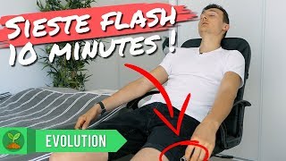 RÉCUPÉRER son SOMMEIL en 10 MIN avec la SIESTE FLASH micro sieste  😴 [upl. by Gristede419]