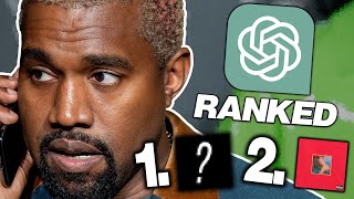 Kanye West Albums Ranked InDepth By AI ChatGPT [upl. by Yeliah]