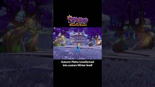 Autumn Plains transformed into Winter Plains in Spyro Reignited Trilogy  Spyro [upl. by Ragg]