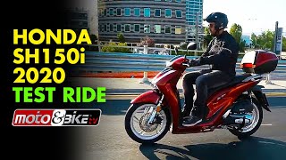 Honda SH150i 2020  Test Ride [upl. by Kcirnek]