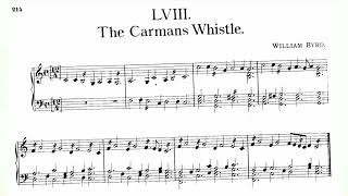 William Byrd  The Carmans Whistle FVB 58 FitzwilliamVirginalBook Vol 1 No 58 audiosheet music [upl. by Aicirpac]