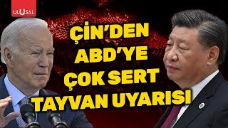 Çinden ABDye çok sert Tayvan uyarısı  ULUSAL HABER [upl. by Premer]