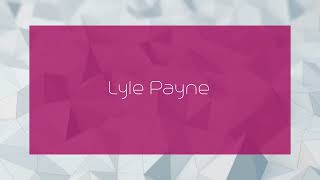 Lyle Payne  appearance [upl. by Odiug848]