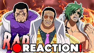 Kizaru Fujitora amp Ryokugyu Rap  quotAdmirals IIquot  Shwabadi ft Rustage amp Connor Quest REACTION [upl. by Annerb]