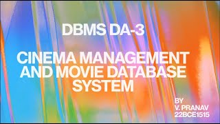 DBMS DA 3 22BCE1515 PYTHON INTERFACING WITH SQL [upl. by Suirada]