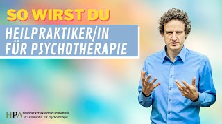 ✅ Heilpraktiker für Psychotherapie werden Anleitung [upl. by Fidellia]