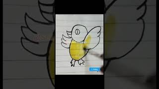 Cute bird drawing birds birddrawing youtubeshorts subscribe artdrawSelisKidsArtAcademyo8u [upl. by Candice]