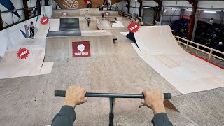 NEW RAMPS AT UKS BIGGEST SKATEPARK [upl. by Susejedairam]