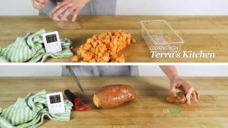 How To Chop Sweet Potatoes [upl. by Breed584]