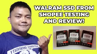 WALRAM SSD From Shopee Testing and Review  Teacher Kevin PH [upl. by Lustig]