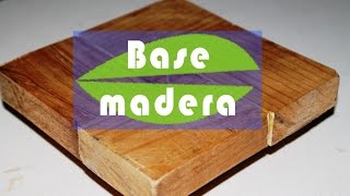 Diy Base de madera para objetos calientes reciclaje madera [upl. by Adnorahc]