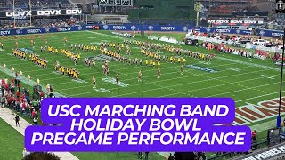 USC Marching Band Holiday Bowl Pregame Performance [upl. by Ecnerol919]